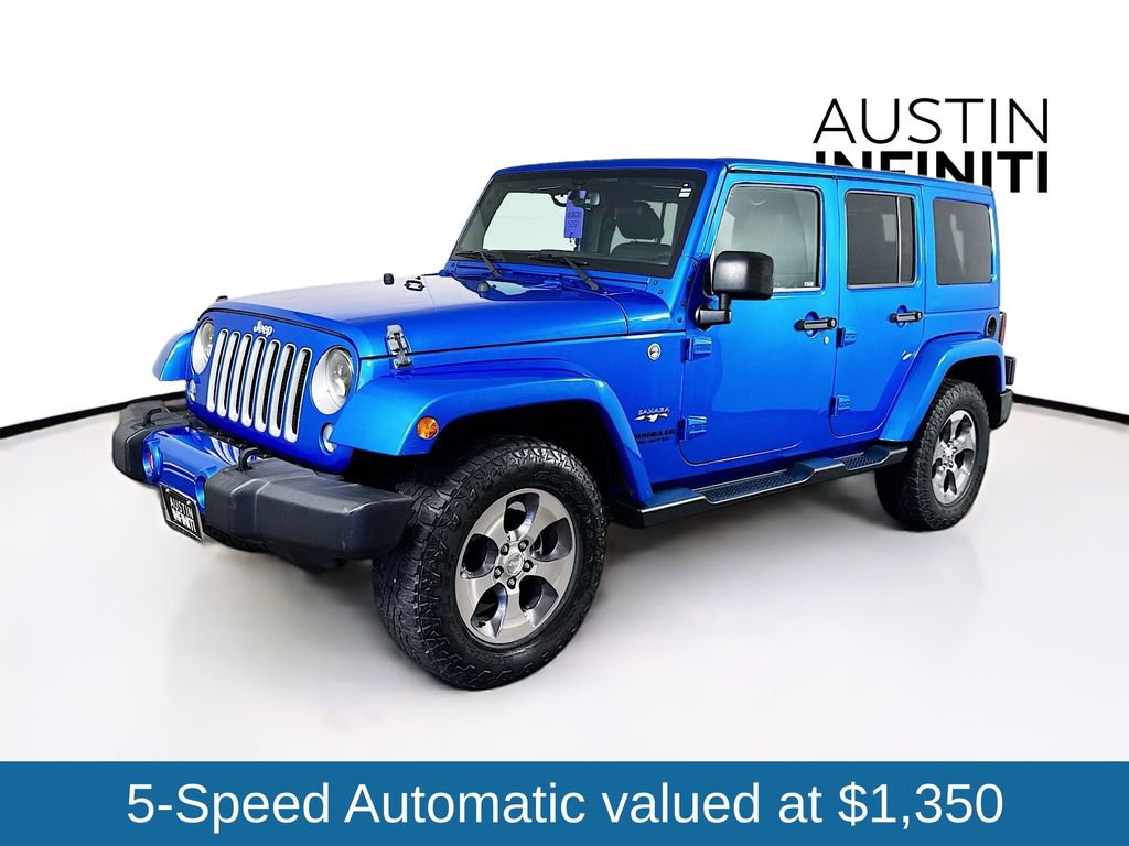 Used 2016 Jeep Wrangler Unlimited Sahara w/ Max Tow Package AWD/4WD image 3