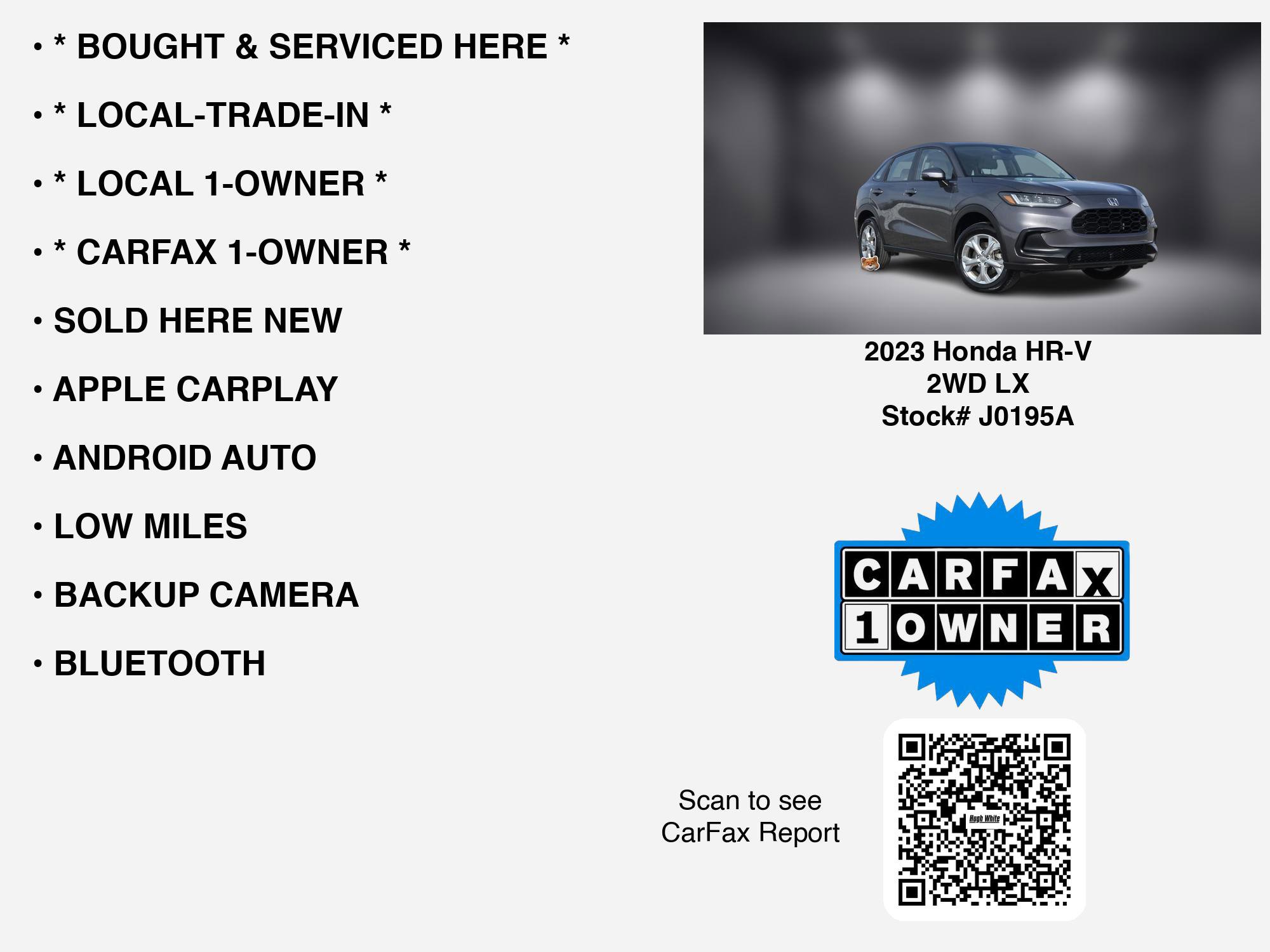 Used 2023 Honda HR-V LX image 7