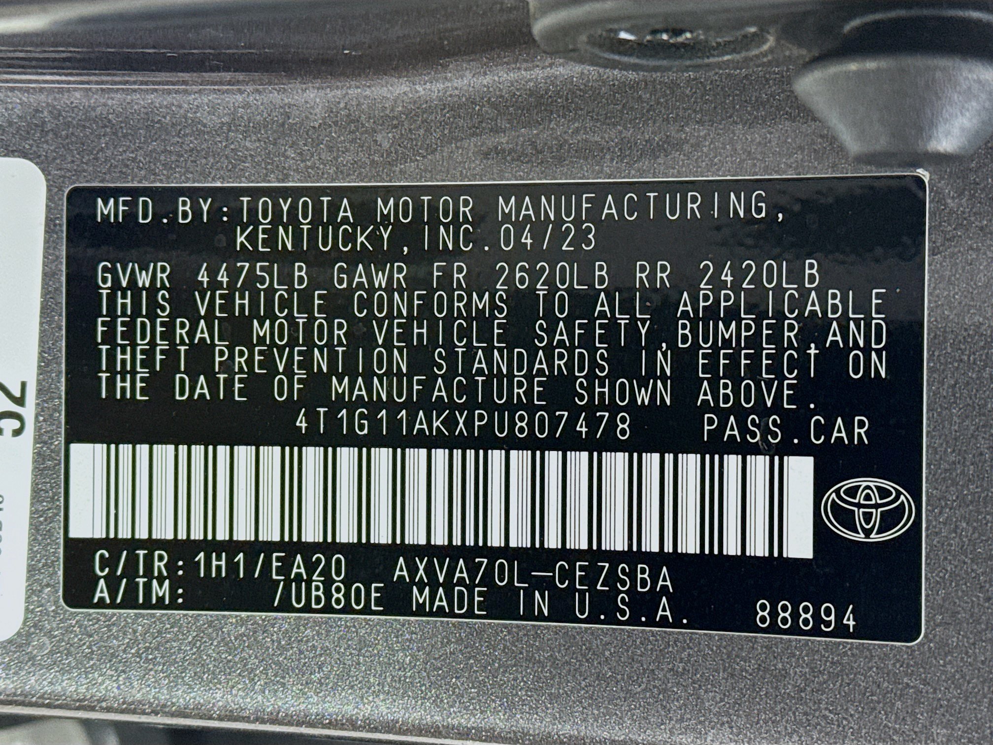 Used 2023 Toyota Camry SE FWD image 30