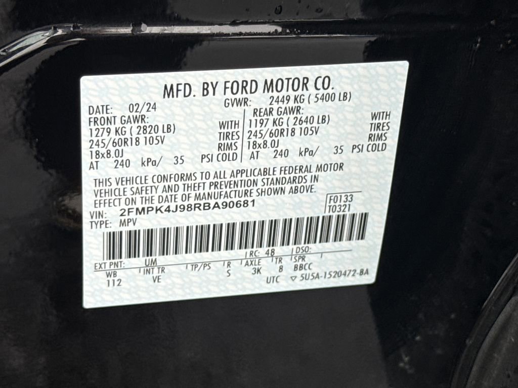 Used 2024 Ford Edge SEL w/ Convenience Package AWD/4WD image 32
