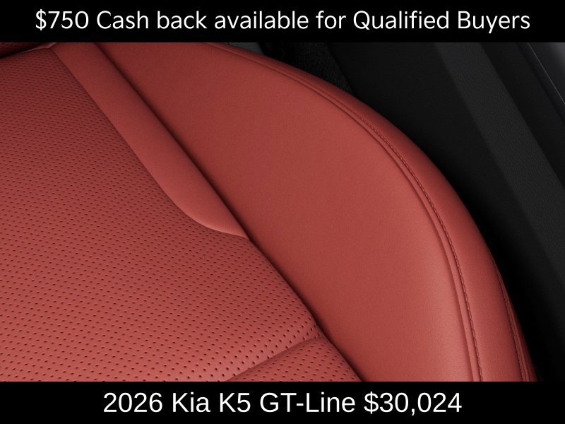 New 2026 Kia K5 GT-Line w/ GT-Line Red Interior Package AWD/4WD image 24