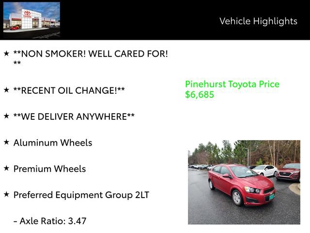 Used 2012 Chevrolet Sonic LT image 13