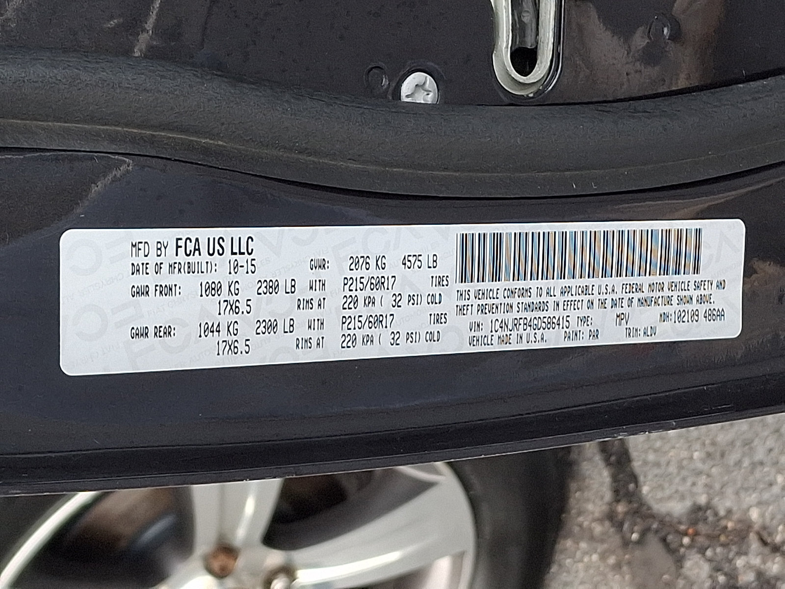 Used 2016 Jeep Patriot High Altitude AWD/4WD image 27