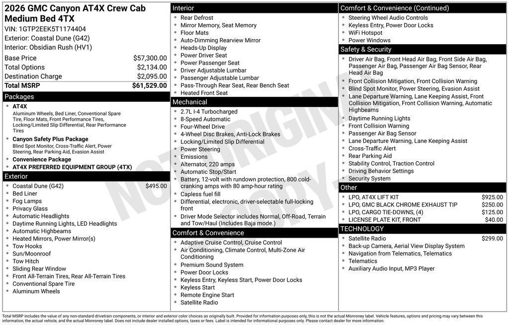 New 2026 GMC Canyon AT4X image 6