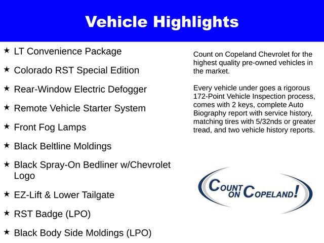 Used 2019 Chevrolet Colorado LT w/ Colorado RST Special Edition video 2