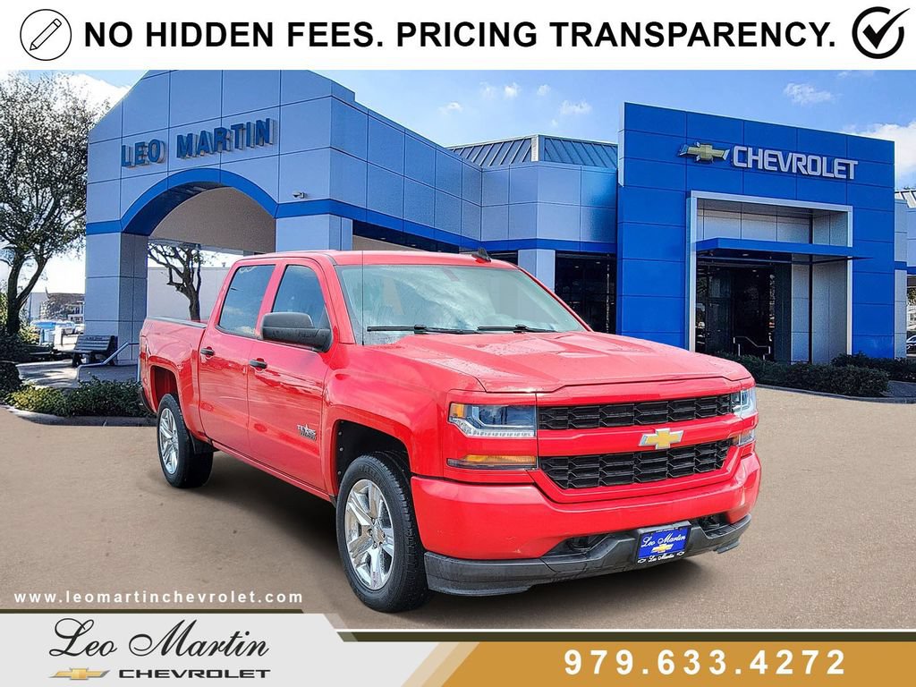 Used 2018 Chevrolet Silverado 1500 Custom w/ Texas Edition AWD/4WD image 2