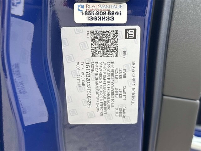 New 2026 Chevrolet Corvette Stingray Preferred Cpe w/ 2LT image 33