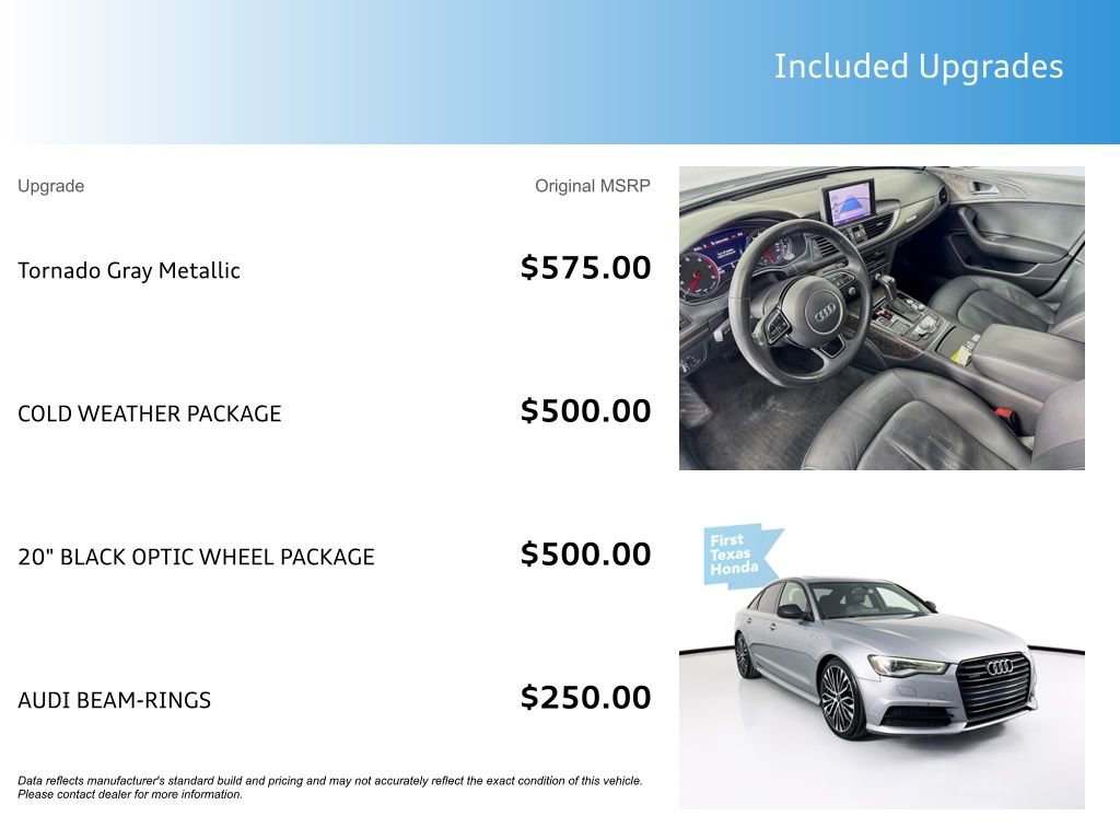 Used 2018 Audi A6 3.0T Sport w/ 20" Black Optic Wheel Package image 5