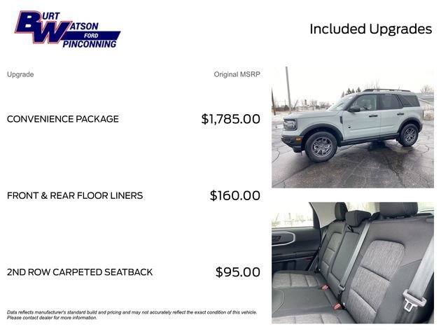 Used 2023 Ford Bronco Sport Big Bend w/ Convenience Package image 3