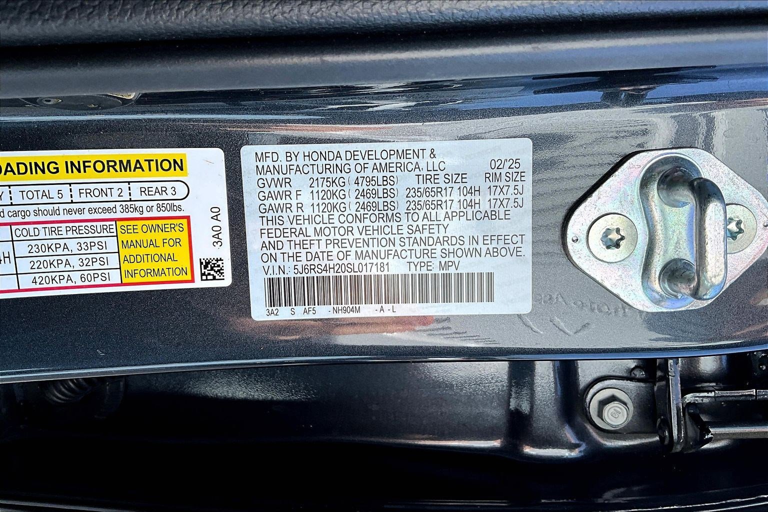 Certified 2025 Honda CR-V LX image 19