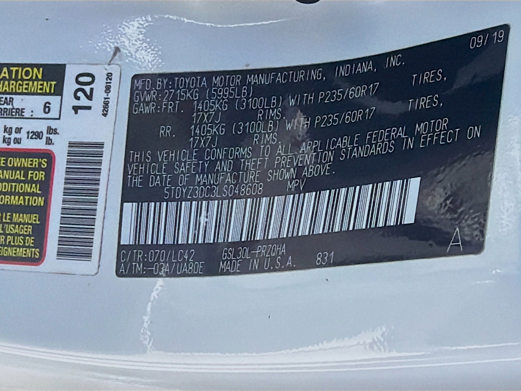 Used 2020 Toyota Sienna XLE Premium image 35