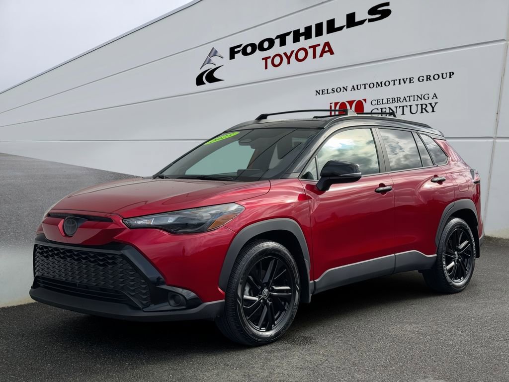 Certified 2025 Toyota Corolla Cross Hybrid Nightshade w/ Moonroof Package image 3