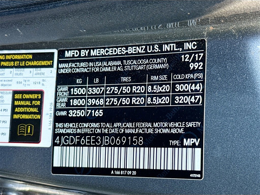 Used 2018 Mercedes-Benz GLS 450 4MATIC w/ Premium Package image 35