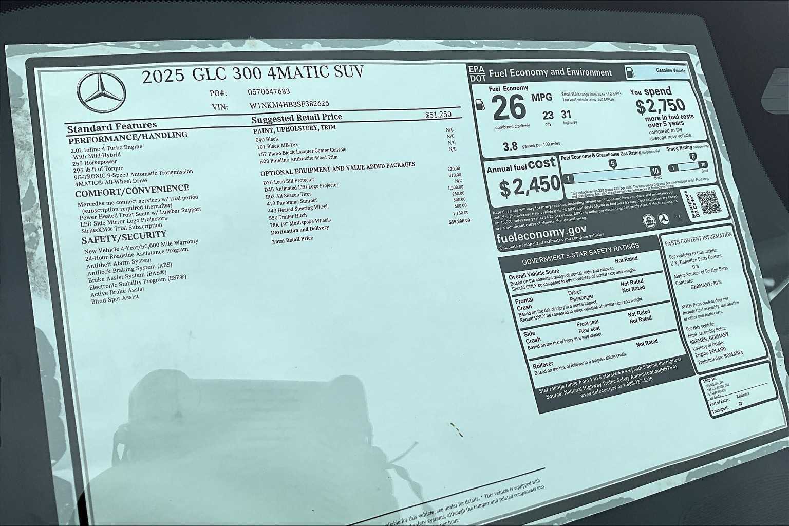 New 2025 Mercedes-Benz GLC 300 GLC 300 image 17