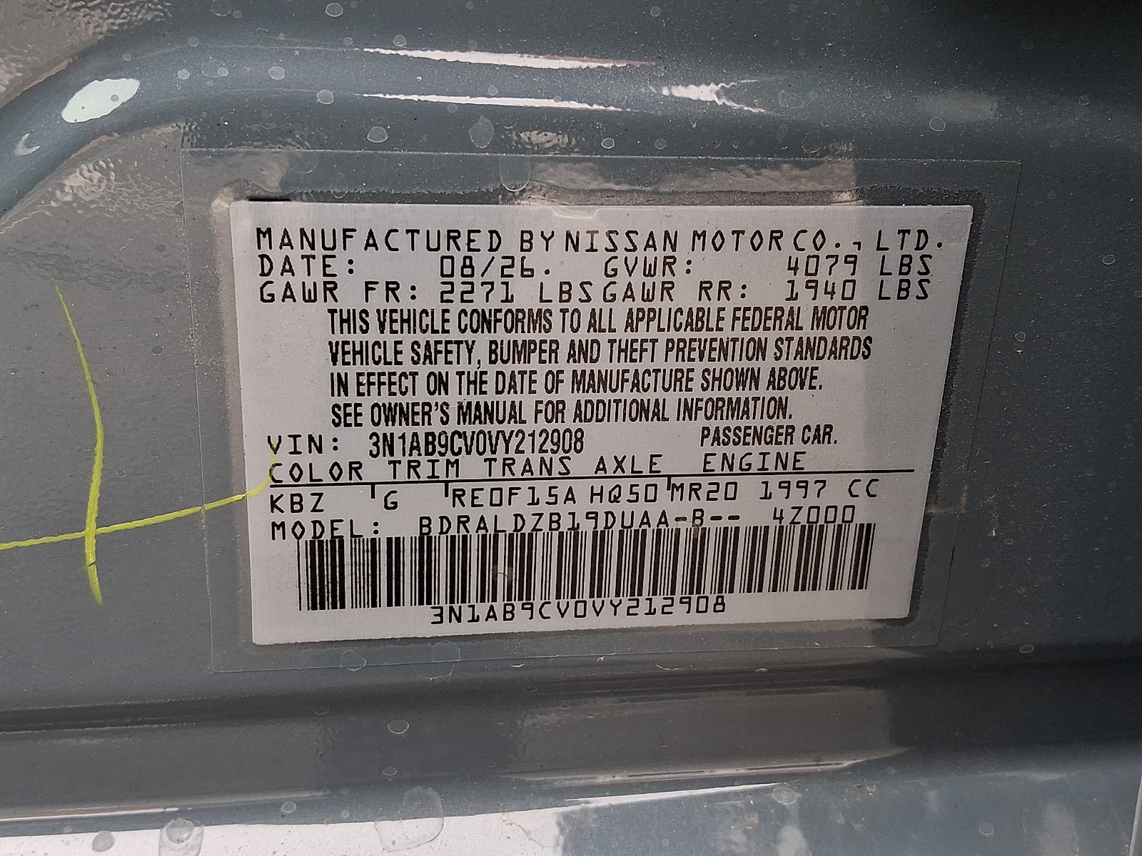 New 2027 Nissan Sentra SV w/ Floor Mat Package FWD image 18