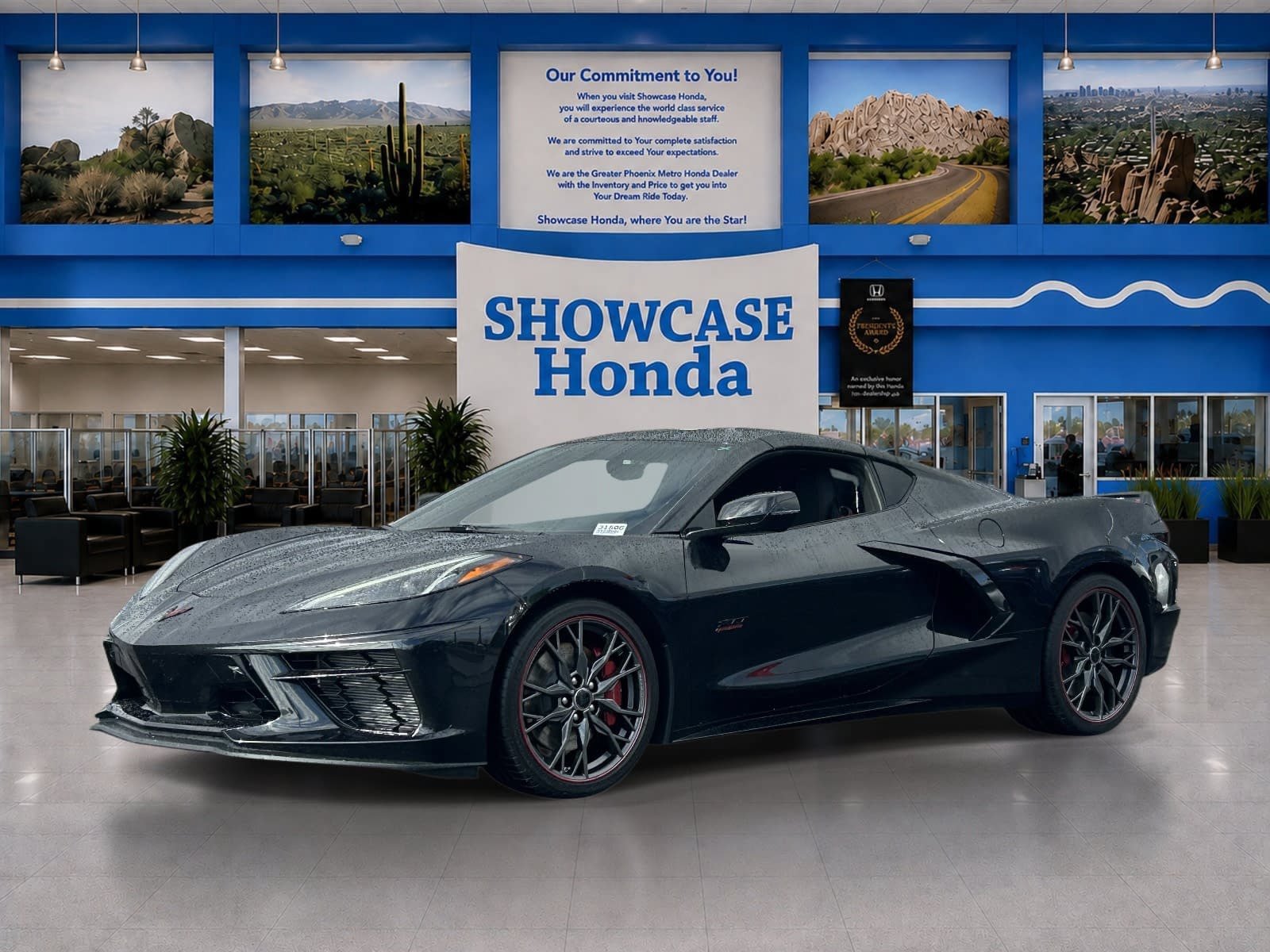 Used 2023 Chevrolet Corvette Stingray Premium Cpe w/ Z51 Performance Package RWD image 2