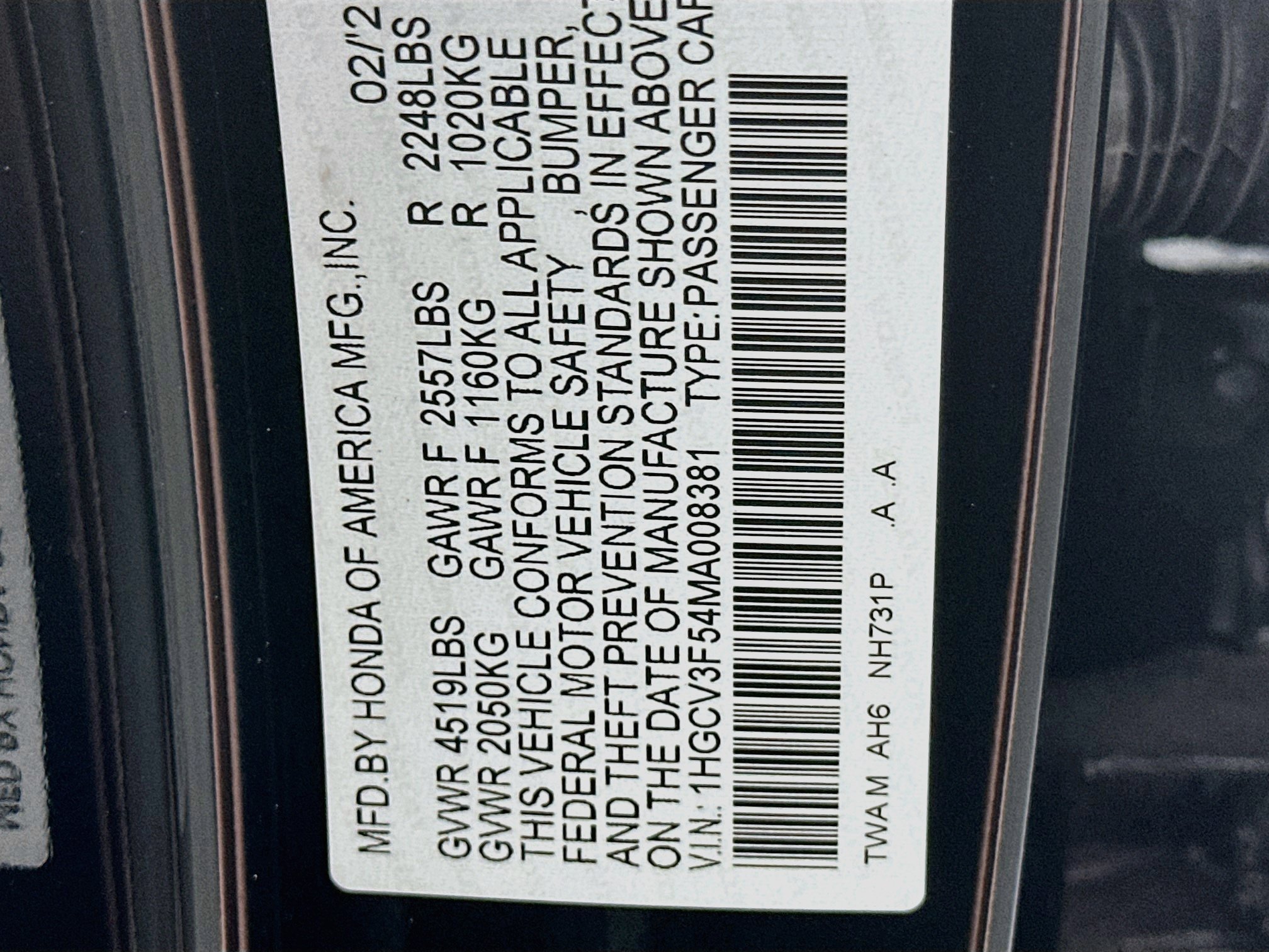 Used 2021 Honda Accord EX-L image 12
