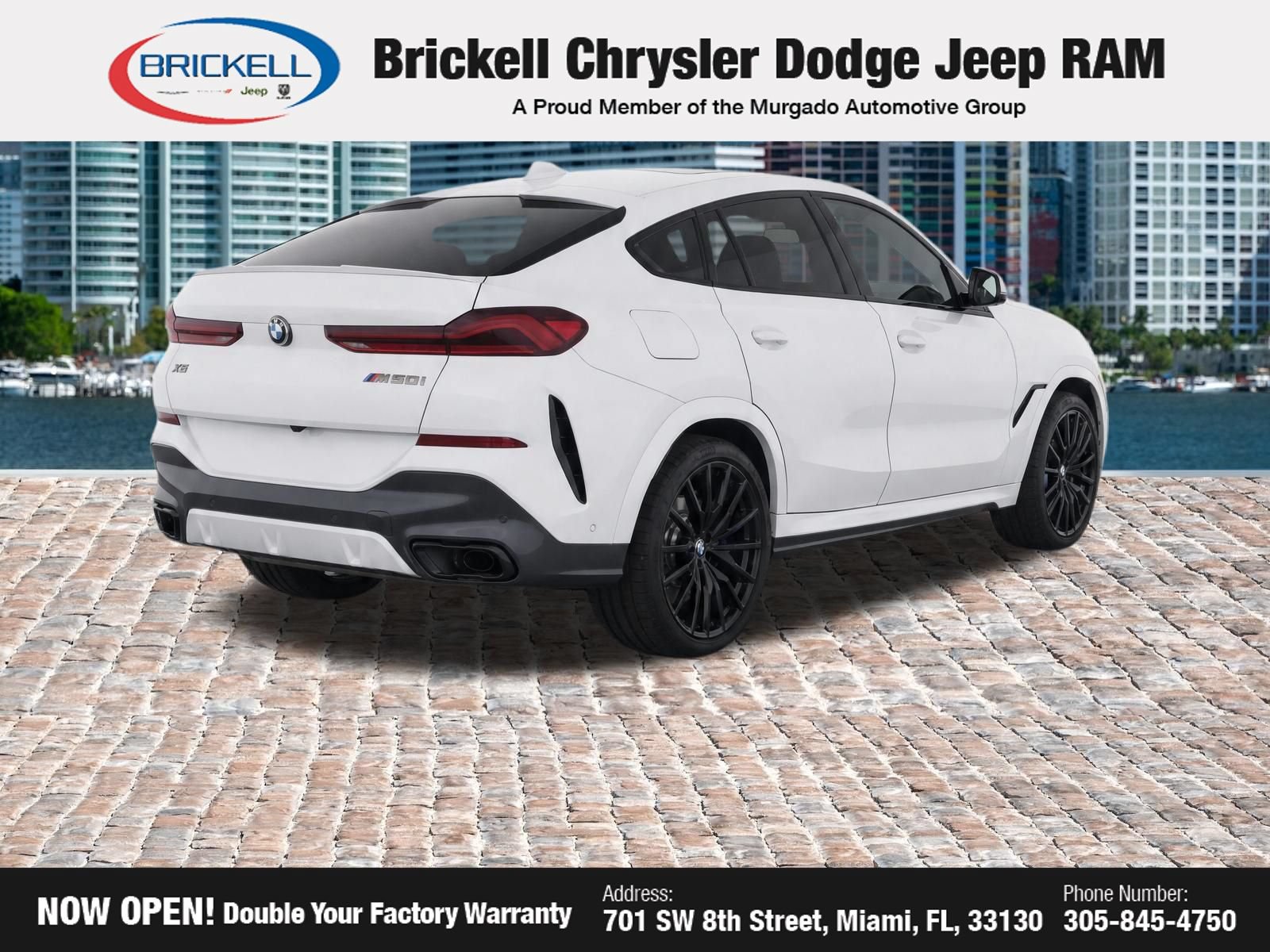 Used 2020 BMW X6 M50i w/ Executive Package AWD/4WD image 4