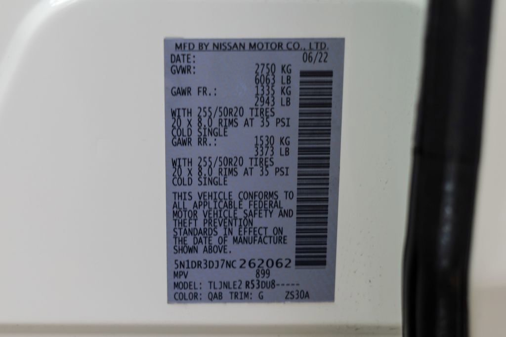 Used 2022 Nissan Pathfinder Platinum w/ Cargo Package image 65