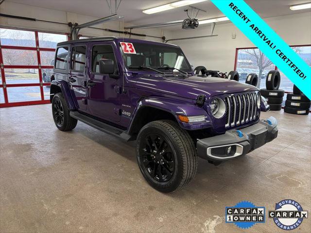 Certified 2023 Jeep Wrangler Unlimited Sahara w/ Cold Weather Group image 1