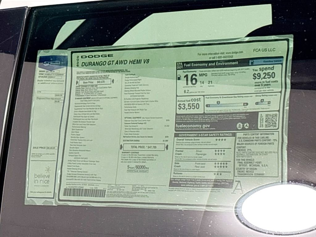 New 2026 Dodge Durango GT image 24