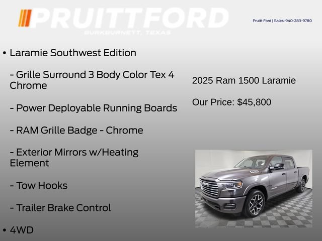 Used 2025 RAM 1500 Laramie w/ Laramie Southwest Edition AWD/4WD image 19