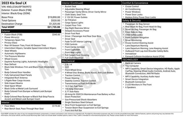 Used 2023 Kia Soul LX image 15