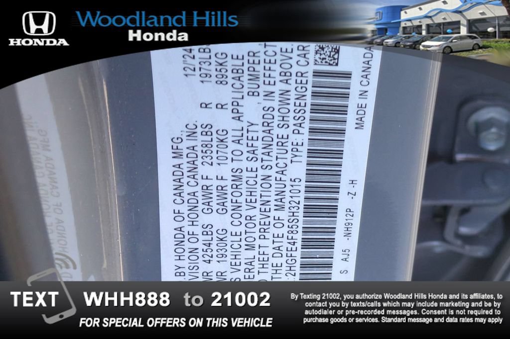 Certified 2025 Honda Civic Sport Touring image 27