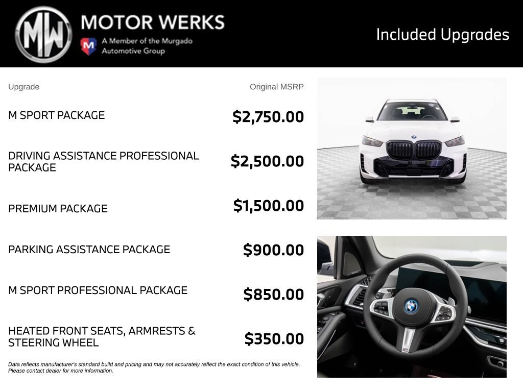 Used 2026 BMW X5 xDrive50e w/ M Sport Package AWD/4WD image 4