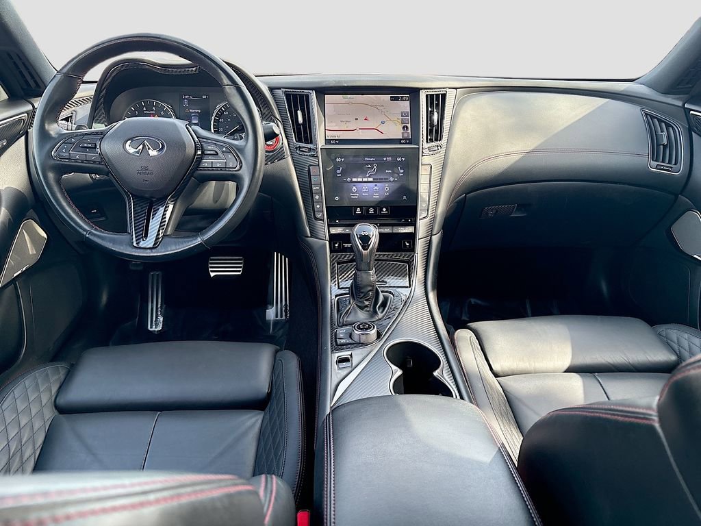 Used 2022 INFINITI Q50 Red Sport 400 w/ Carbon Fiber Package image 24