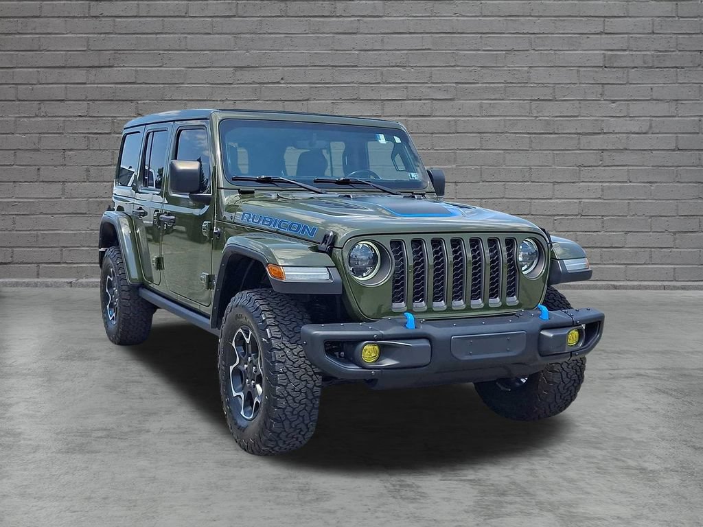 Used 2023 Jeep Wrangler Unlimited Rubicon 4xe w/ Steel Bumper Group AWD/4WD image 2