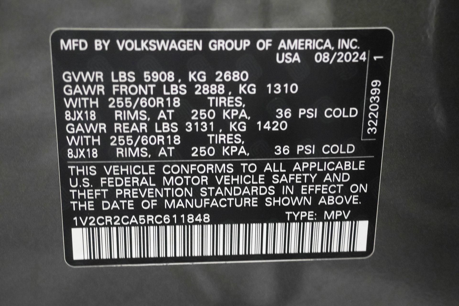 Used 2024 Volkswagen Atlas Peak Edition SE AWD/4WD image 51