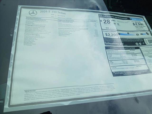 New 2026 Mercedes-Benz E 350 Sedan image 15