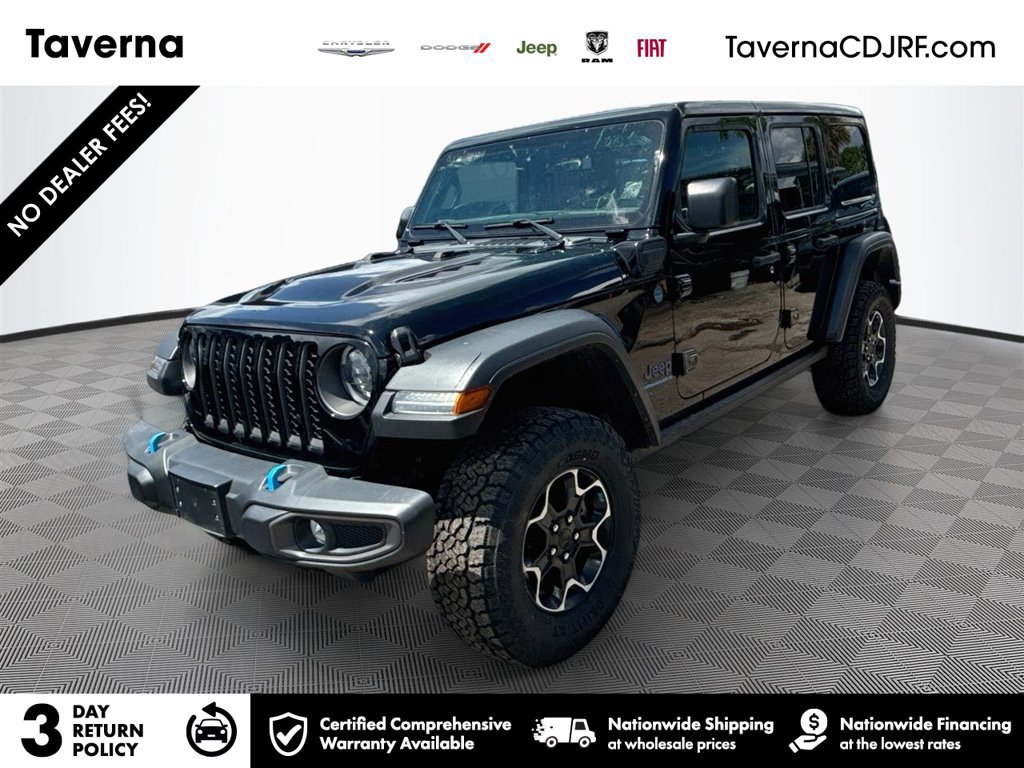 Certified 2023 Jeep Wrangler Unlimited Rubicon 4xe w/ Cold Weather Group