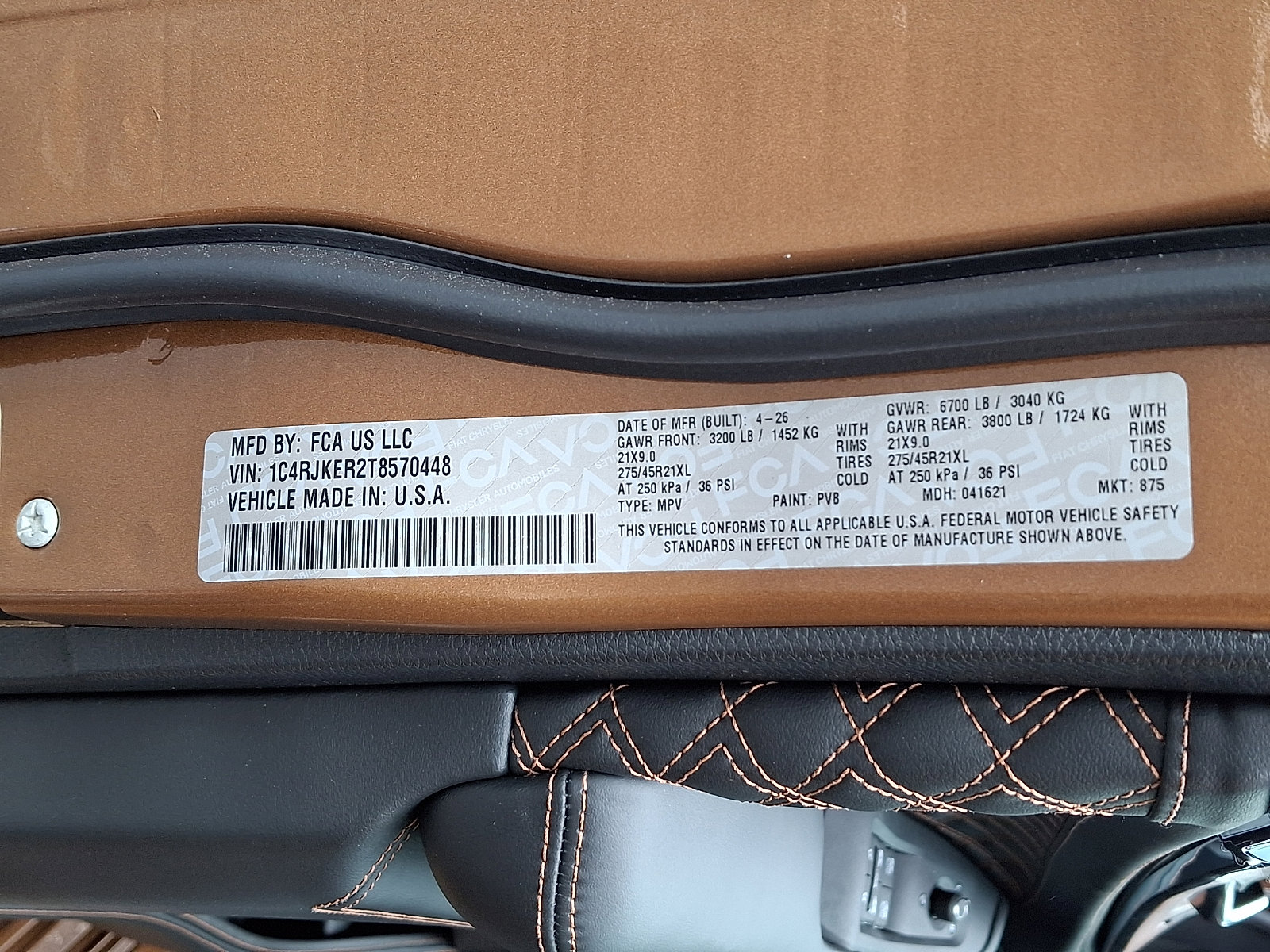 New 2026 Jeep Grand Cherokee L Summit AWD/4WD image 18