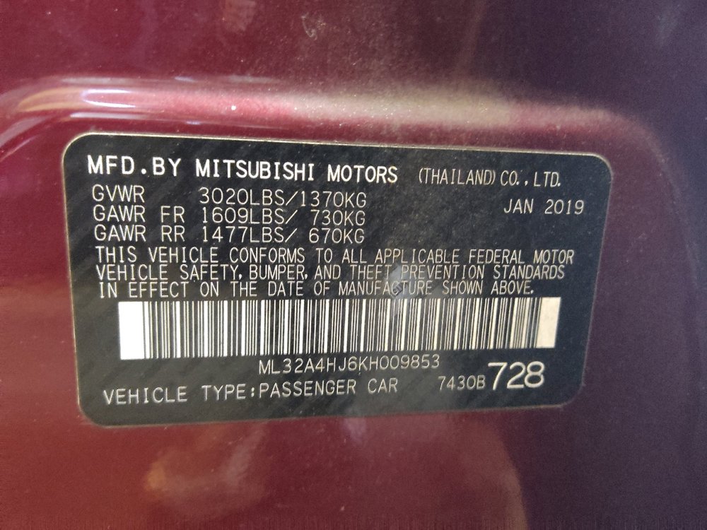 Used 2019 Mitsubishi Mirage SE image 33