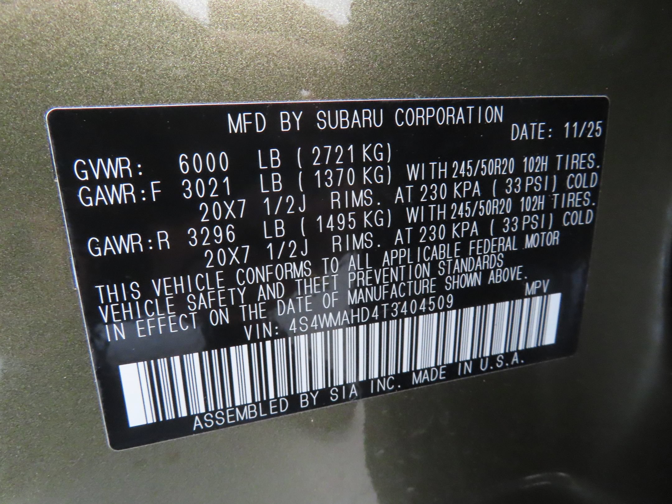 Used 2026 Subaru Ascent Limited Bronze AWD/4WD image 30