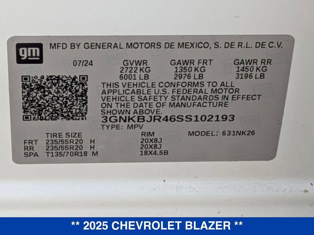 New 2025 Chevrolet Blazer LT w/ Sound & Technology Package image 41