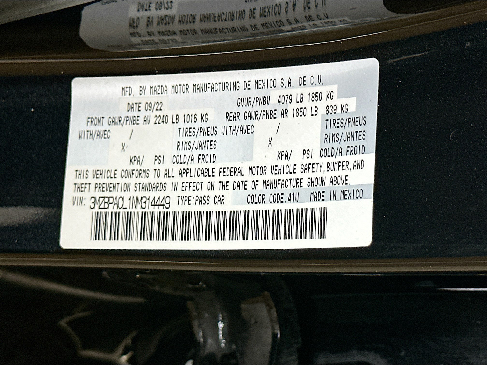 Used 2022 MAZDA MAZDA3 s FWD image 32