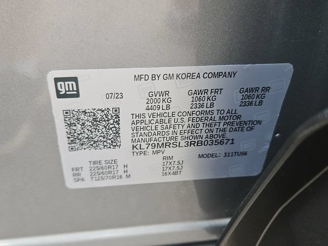 Used 2024 Chevrolet TrailBlazer LT w/ Convenience Package AWD/4WD image 31