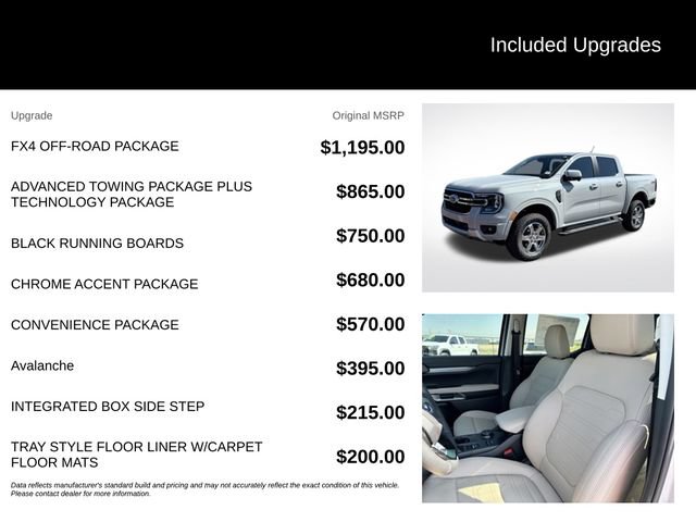 New 2026 Ford Ranger Lariat w/ FX4 Off-Road Package AWD/4WD image 5