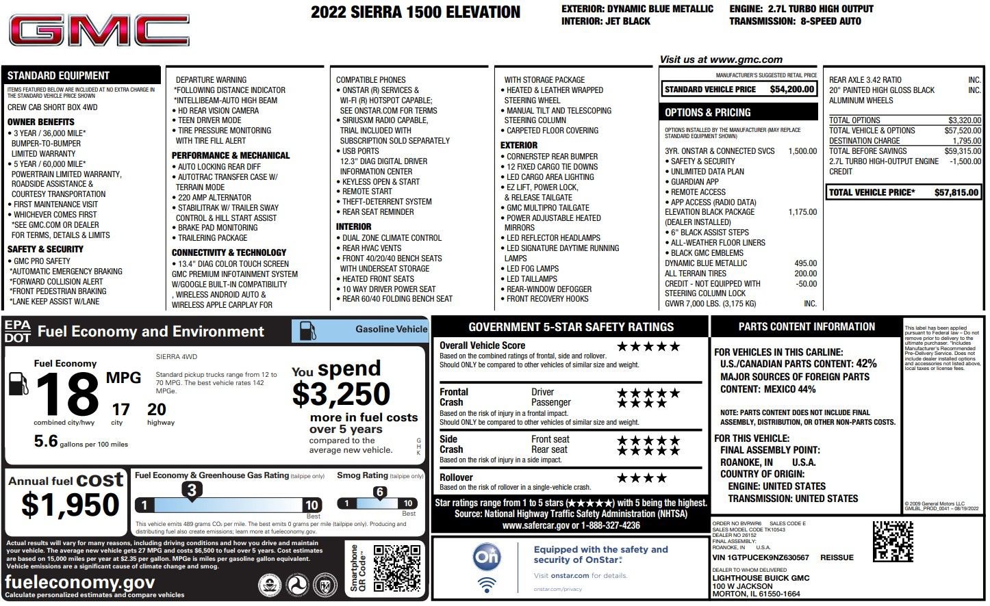 Used 2022 Chevrolet Silverado 1500 High Country w/ Max Trailering Package image 9