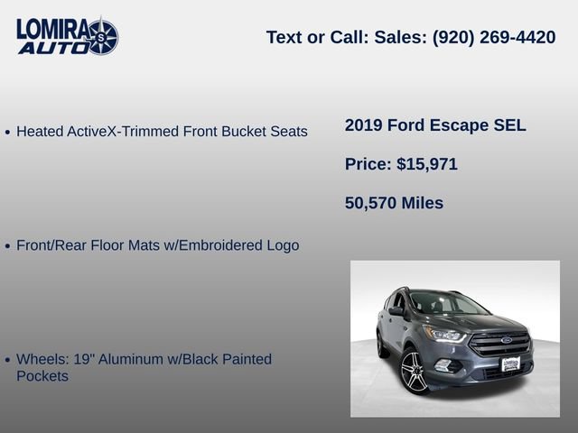 Used 2019 Ford Escape SEL w/ SEL Sport Appearance Package FWD image 33