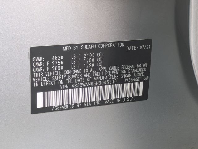 Used 2022 Subaru Legacy Limited AWD/4WD image 33