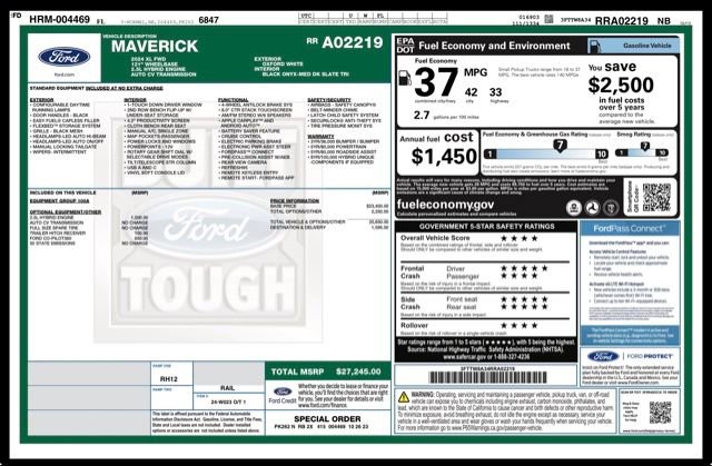 Used 2024 Ford Maverick XL FWD image 32