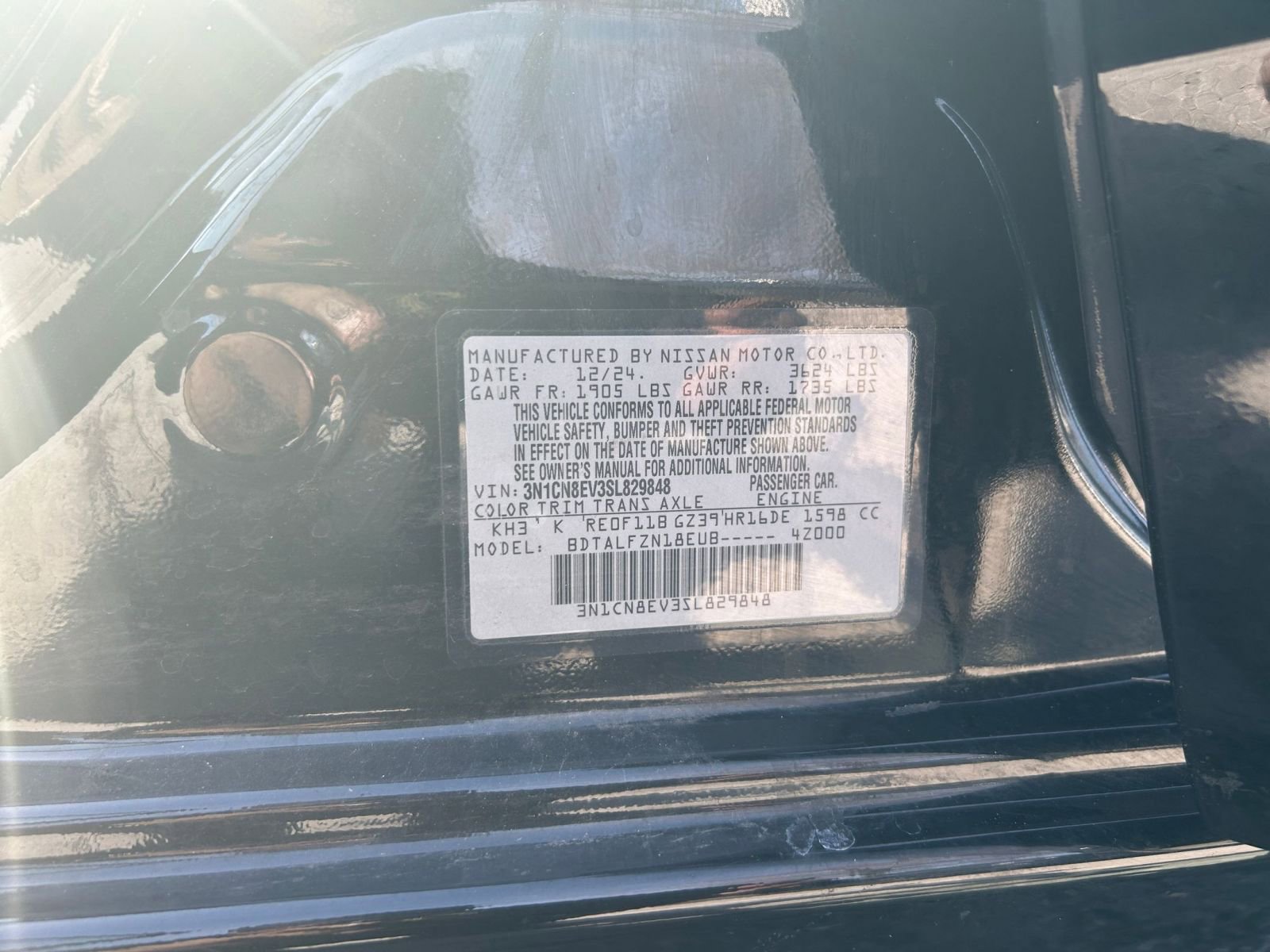 Used 2025 Nissan Versa SV FWD image 23