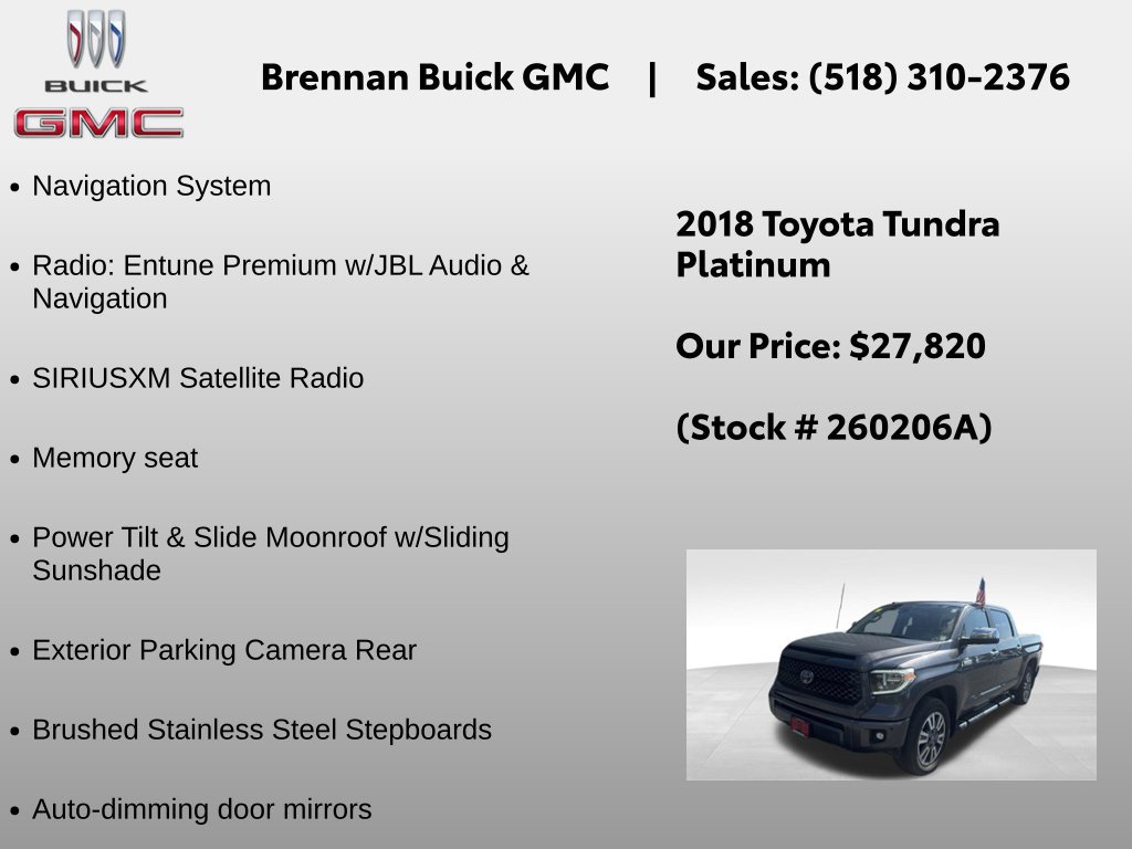 Used 2018 Toyota Tundra Platinum AWD/4WD image 6
