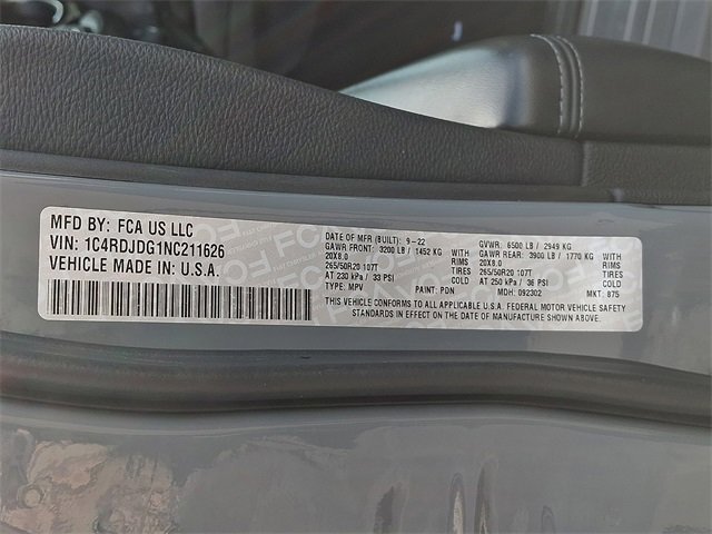 Used 2022 Dodge Durango GT w/ Blacktop Package image 29