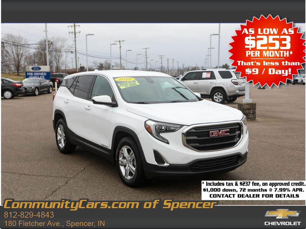 Used 2020 GMC Terrain SLE image 1