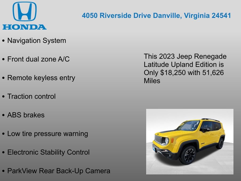 Used 2023 Jeep Renegade Latitude image 7